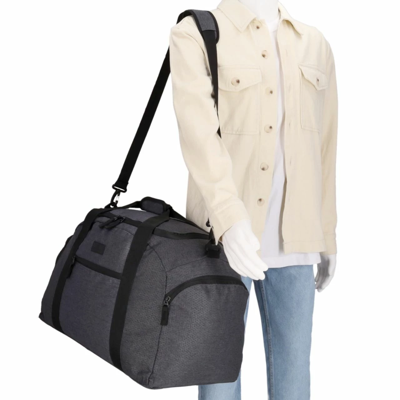 KENORADA Reisetasche Rainbow Duffle M 40l Grey Bee 4 KENORADA Reisetasche Rainbow Duffle M 40l Grey Bee – Bild 2