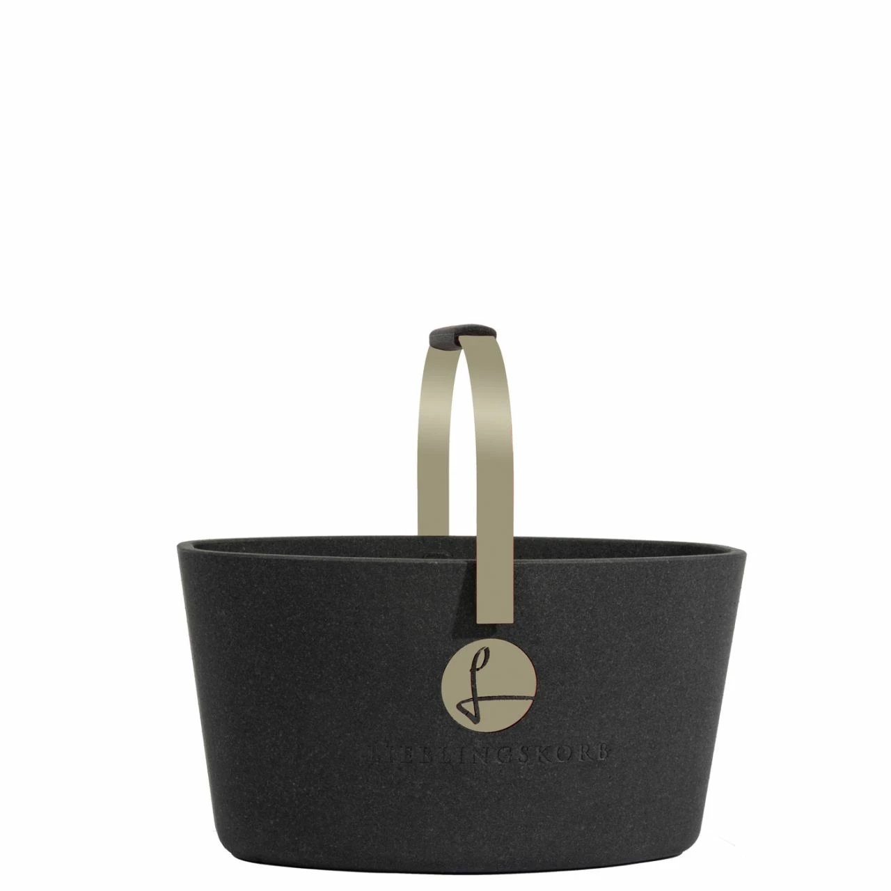 LIEBLINGSKORB Einkaufskorb Plus Black/champagne 4 LIEBLINGSKORB Einkaufskorb Plus Black/champagne – Bild 2