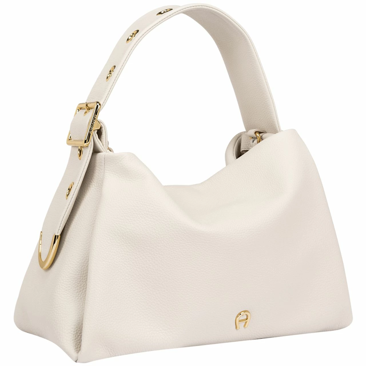 AIGNER Beuteltasche Mona M Cotton Weiß 4 AIGNER Beuteltasche Mona M Cotton Weiß – Bild 2