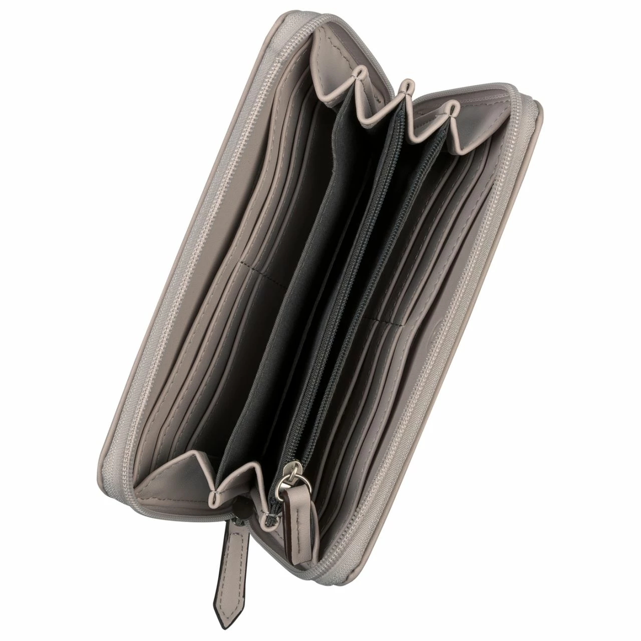 Tom Tailor Langbörse Damen Teresa Long Zip Wallet Light Grey 4 Tom Tailor Langbörse Damen Teresa Long Zip Wallet Light Grey – Bild 2