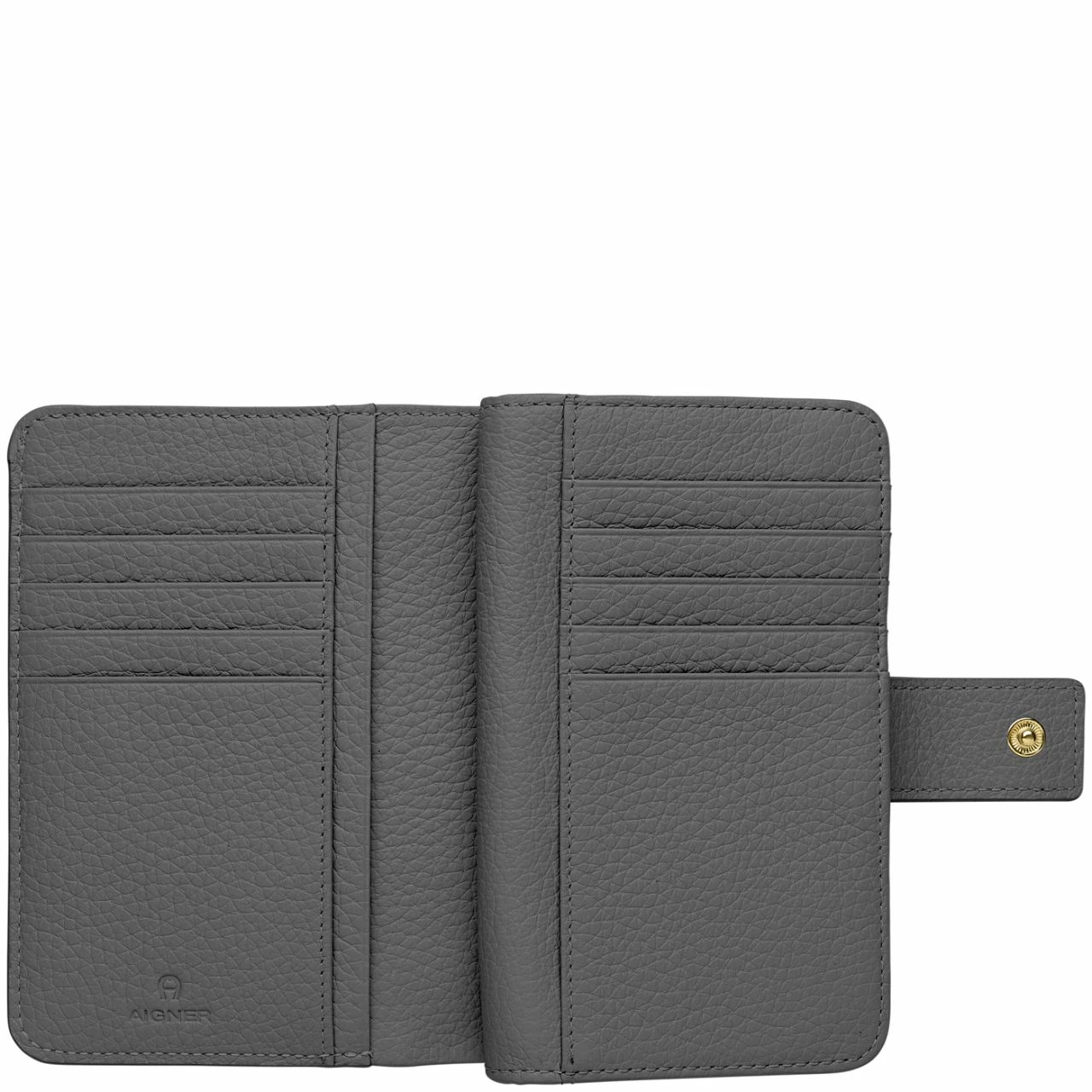 AIGNER Hochkantbörse Damen Ivy Cowhide Diamond Grey 4 AIGNER Hochkantbörse Damen Ivy Cowhide Diamond Grey – Bild 2