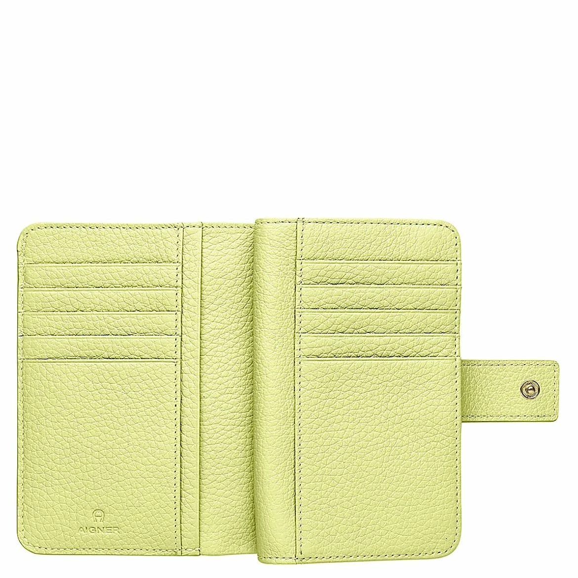 AIGNER Hochkantbörse Damen Ivy Cowhide Fresh Green 4 AIGNER Hochkantbörse Damen Ivy Cowhide Fresh Green – Bild 2