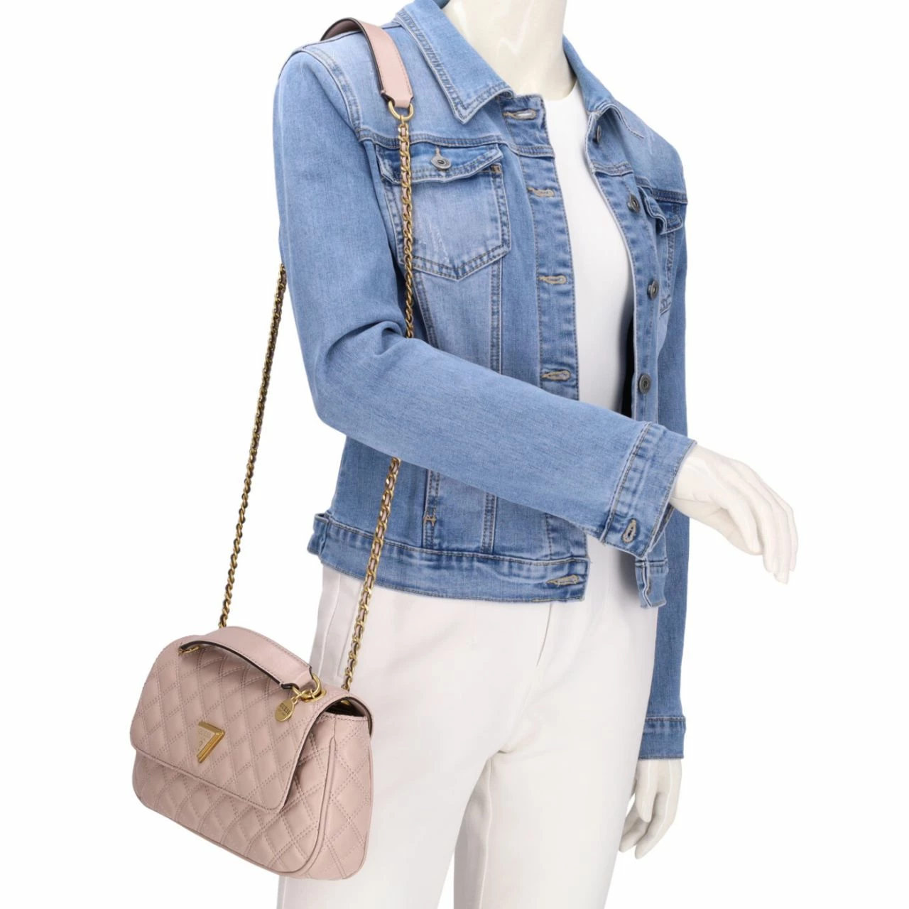 Guess Umhängetasche Giully Convertbl XBody Rosewood 5 Guess Umhängetasche Giully Convertbl XBody Rosewood – Bild 3