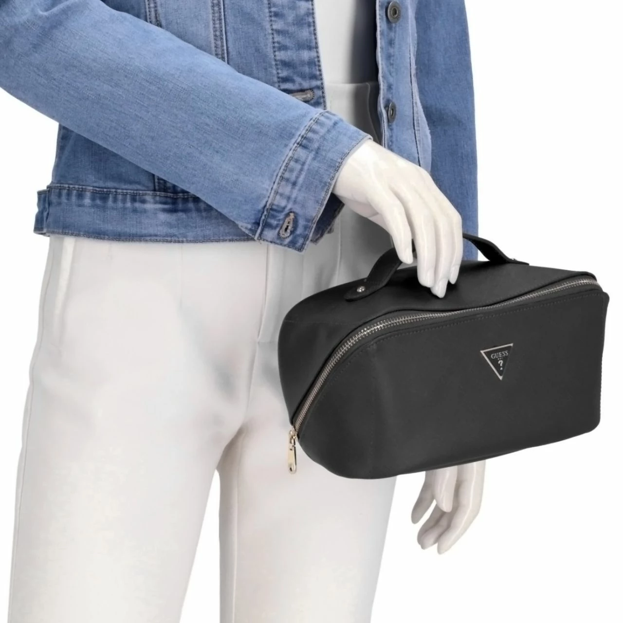 Guess Kulturbeutel Make-up Case Black 4 Guess Kulturbeutel Make-up Case Black – Bild 2