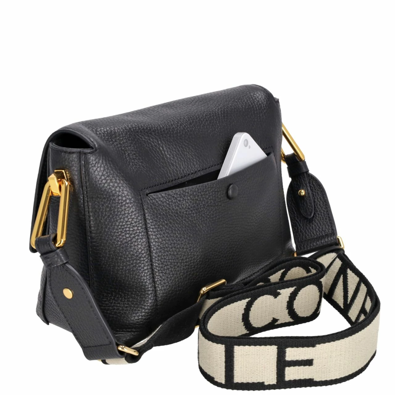 Coccinelle Umhängetasche Liya Signature Bag Noir 4 Coccinelle Umhängetasche Liya Signature Bag Noir – Bild 2