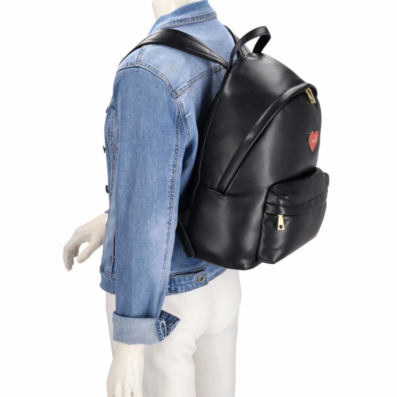 Love Moschino Damenrucksack Borse City JC4275 Nero 4 Love Moschino Damenrucksack Borse City JC4275 Nero – Bild 2