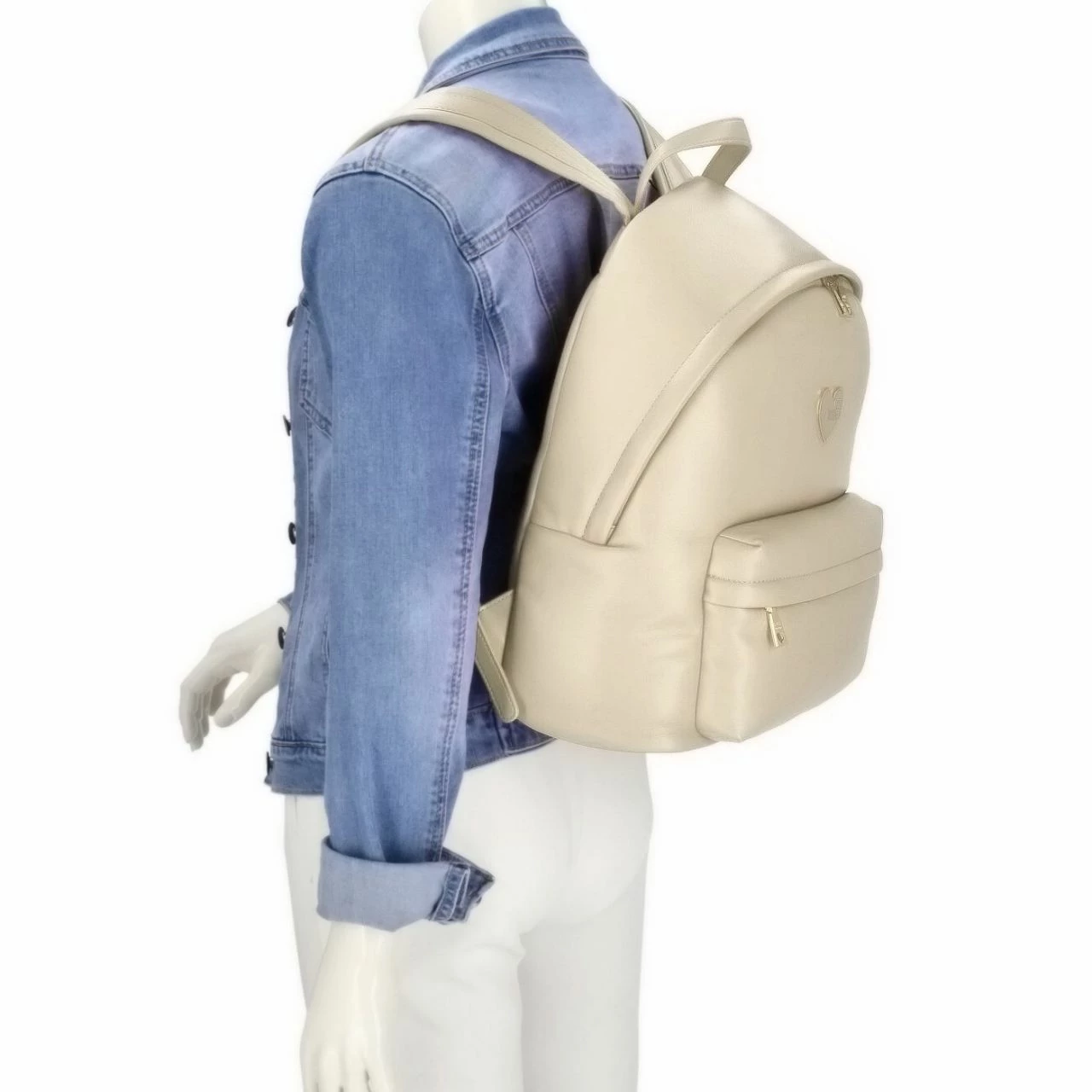 Love Moschino Damenrucksack Borse City JC4275 Avorio 4 Love Moschino Damenrucksack Borse City JC4275 Avorio – Bild 2