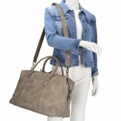 Piace Molto Reisetasche Felina Duffle Bag Taupe -Aufbewahrungstasche Geschäft 0 026531ab77ae317 1280x1280