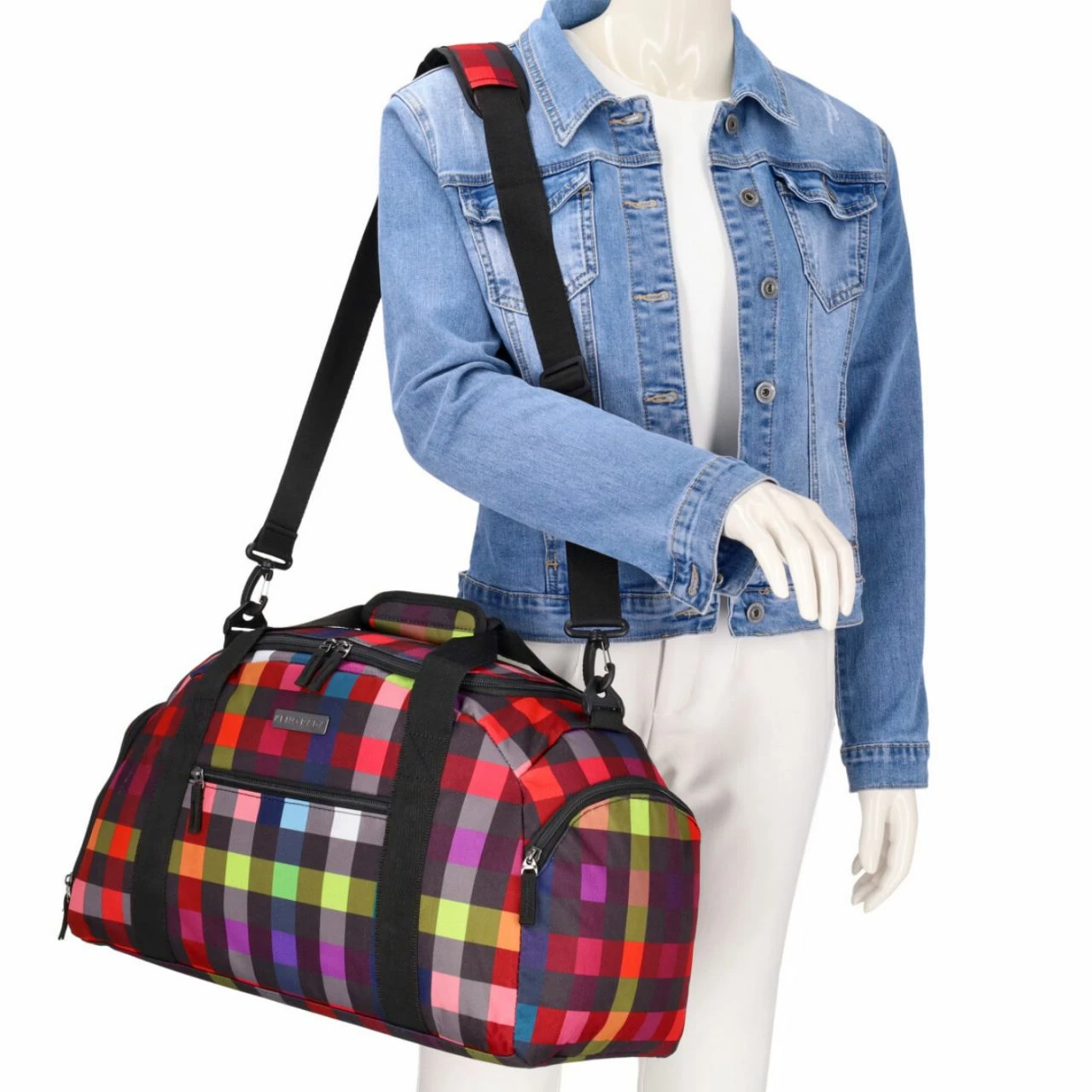 KENORADA Reisetasche SoftLITE Duffle S 18l Multicolorcheck 4 KENORADA Reisetasche SoftLITE Duffle S 18l Multicolorcheck – Bild 2