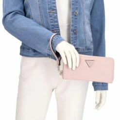 Guess Langbörse Damen Meridian SLG Large Zip Around Light Rose -Aufbewahrungstasche Geschäft 0 026578e830c41d9 1280x1280