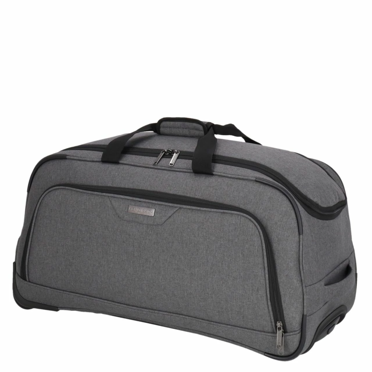 KENORADA Reisetasche Mit Rollen SoftLITE Duffle Wheel Grau Melange Anthrazit 4 KENORADA Reisetasche Mit Rollen SoftLITE Duffle Wheel Grau Melange Anthrazit – Bild 2