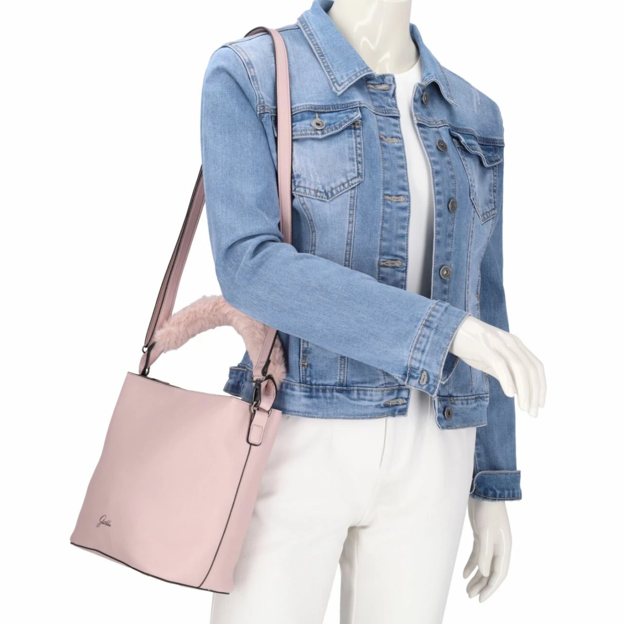 Glüxklee Kurzgriff Tasche GX-2868 Altpink 4 Glüxklee Kurzgriff Tasche GX-2868 Altpink – Bild 2