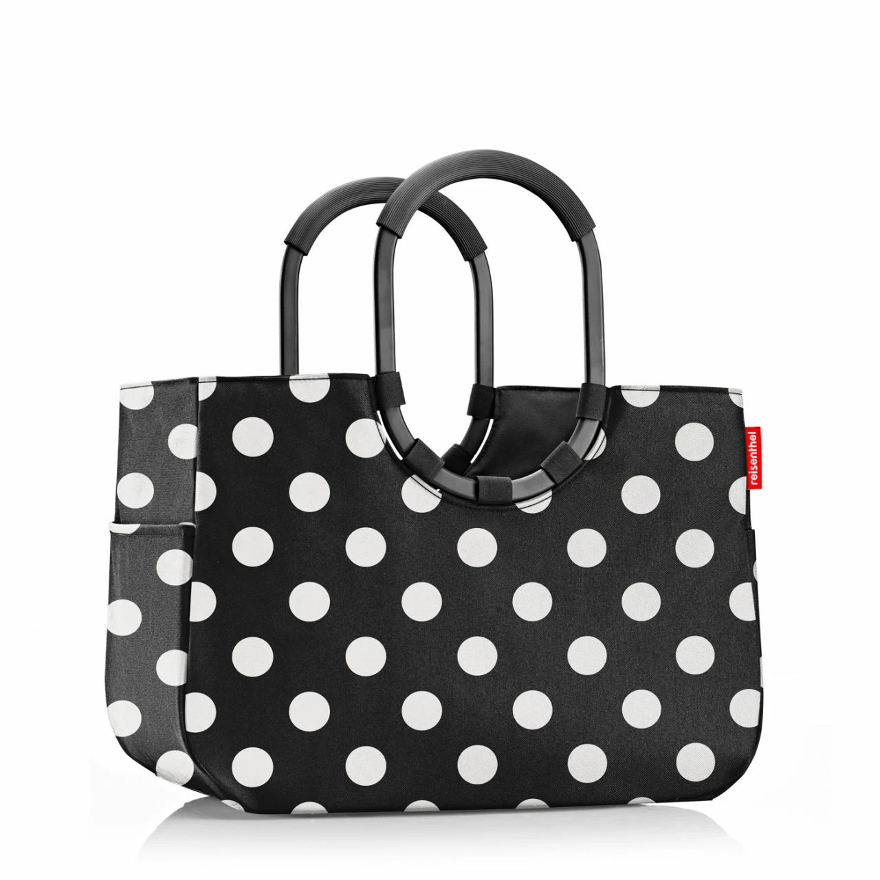 Reisenthel Einkaufskorb Loopshopper L 25l Dots White 4 Reisenthel Einkaufskorb Loopshopper L 25l Dots White – Bild 2