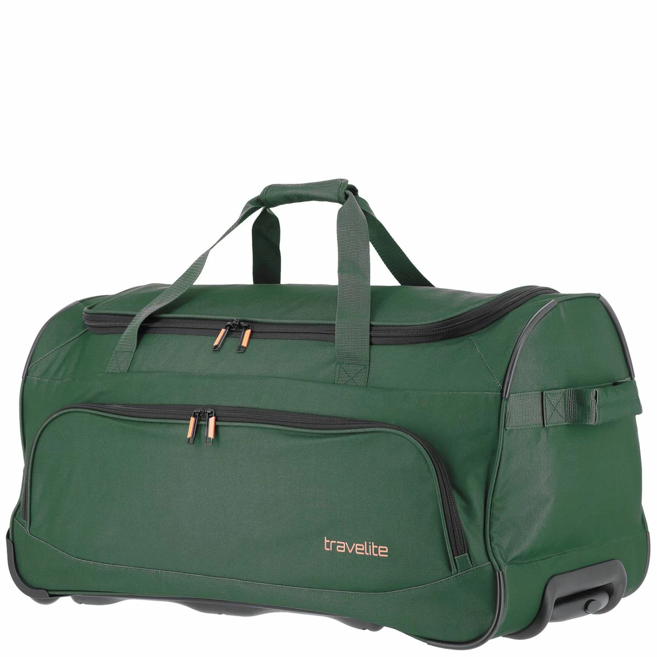 Travelite Reisetasche Mit Rollen Basics Fresh L 89l Dunkelgrün 4 Travelite Reisetasche Mit Rollen Basics Fresh L 89l Dunkelgrün – Bild 2