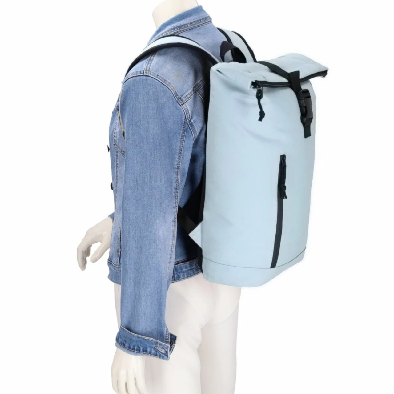 Black Hawk Rucksack BKR-113 Rolltop Hellblau 4 Black Hawk Rucksack BKR-113 Rolltop Hellblau – Bild 2