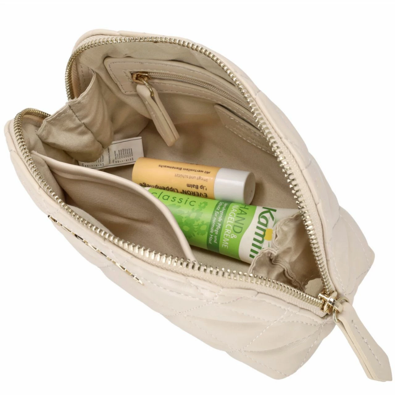 Valentino Kulturbeutel Carnaby Ecru 4 Valentino Kulturbeutel Carnaby Ecru – Bild 2