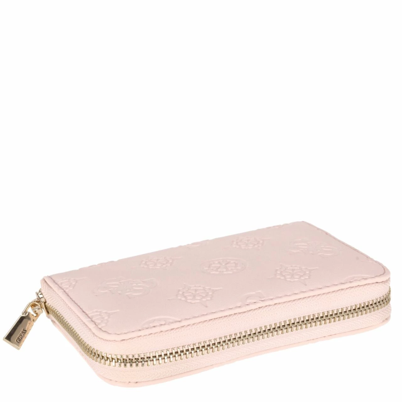 Guess Querbörse Damen Jena SLG Medium Zip Around Pale Pink Logo 4 Guess Querbörse Damen Jena SLG Medium Zip Around Pale Pink Logo – Bild 2