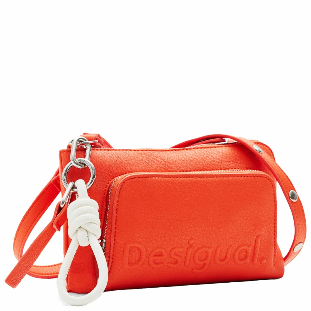 Desigual Umhängetasche Mone Half Logo 24 Lisa Mandarina 4 Desigual Umhängetasche Mone Half Logo 24 Lisa Mandarina – Bild 2