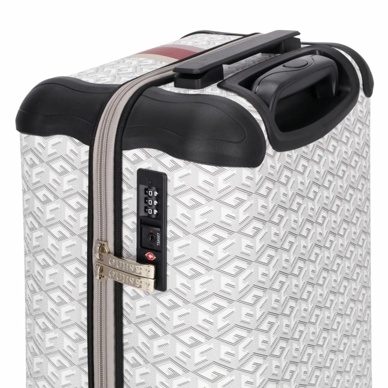 Guess Reisetrolley Berta 18 In 8-Wheeler S 53cm Stone Logo 4 Guess Reisetrolley Berta 18 In 8-Wheeler S 53cm Stone Logo – Bild 2