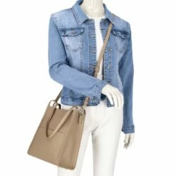 Seidenfelt Manufaktur Shopper Svedala Smooth Taupe/gold -Aufbewahrungstasche Geschäft 0 0265f23140e019c 1280x1280