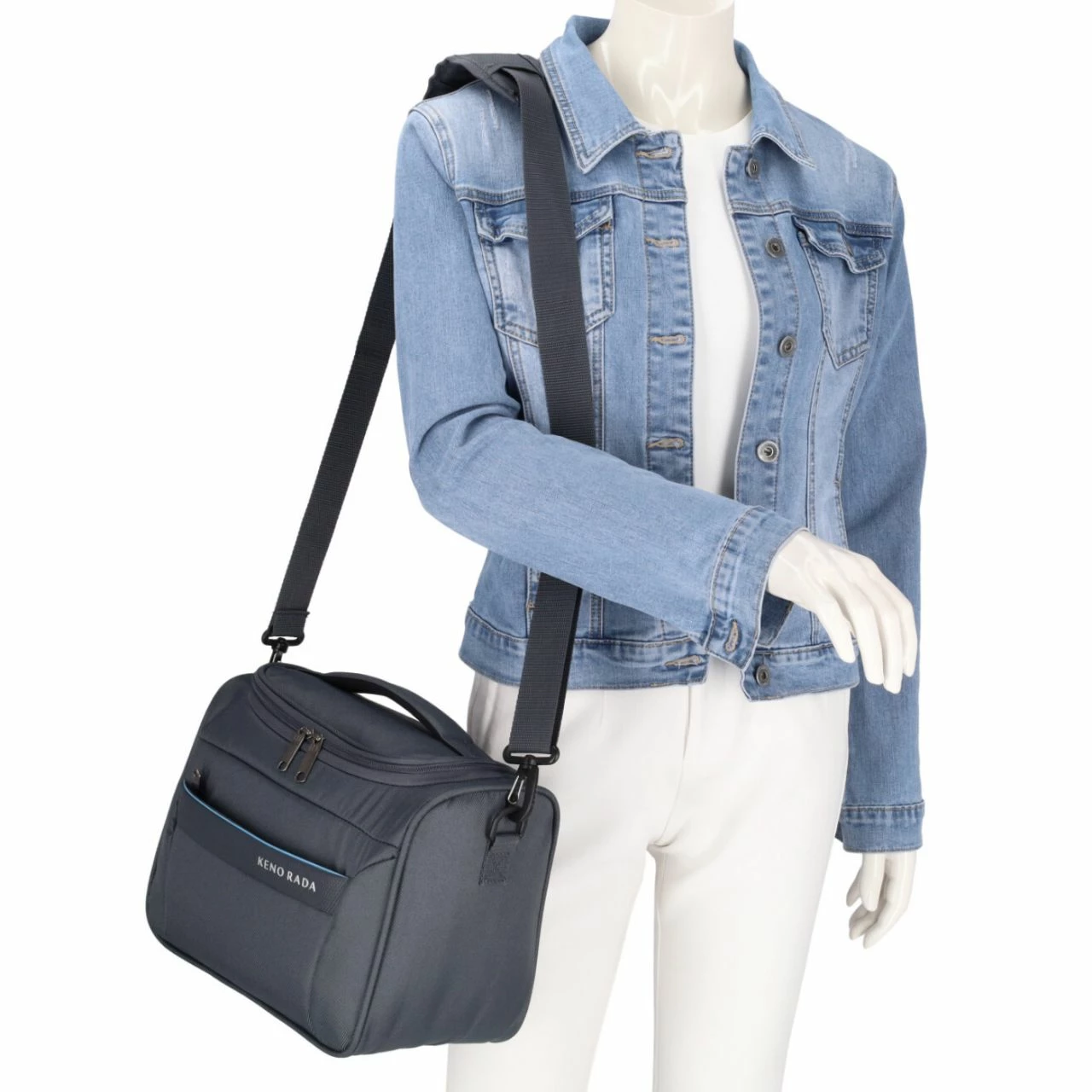 KENORADA Kosmetikkoffer MEDON Beautycase Anthrazit 4 KENORADA Kosmetikkoffer MEDON Beautycase Anthrazit – Bild 2