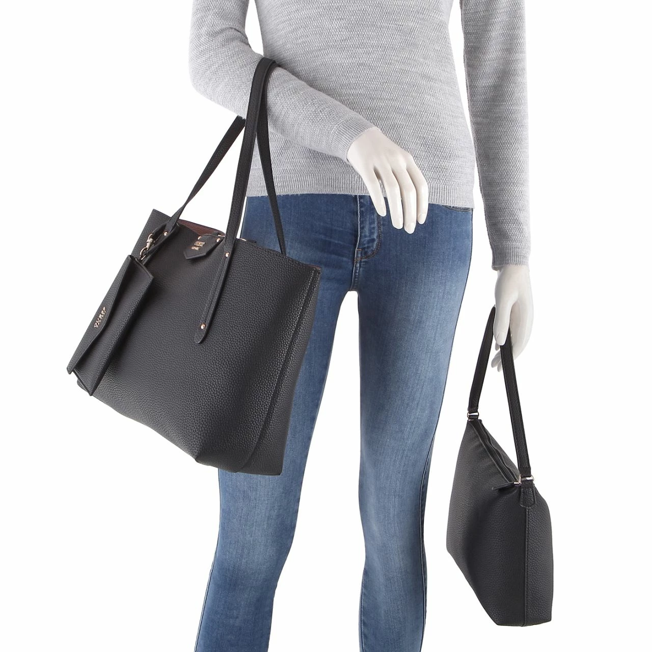 Guess Shopper Eco Brenton Tote Black 5 Guess Shopper Eco Brenton Tote Black – Bild 3