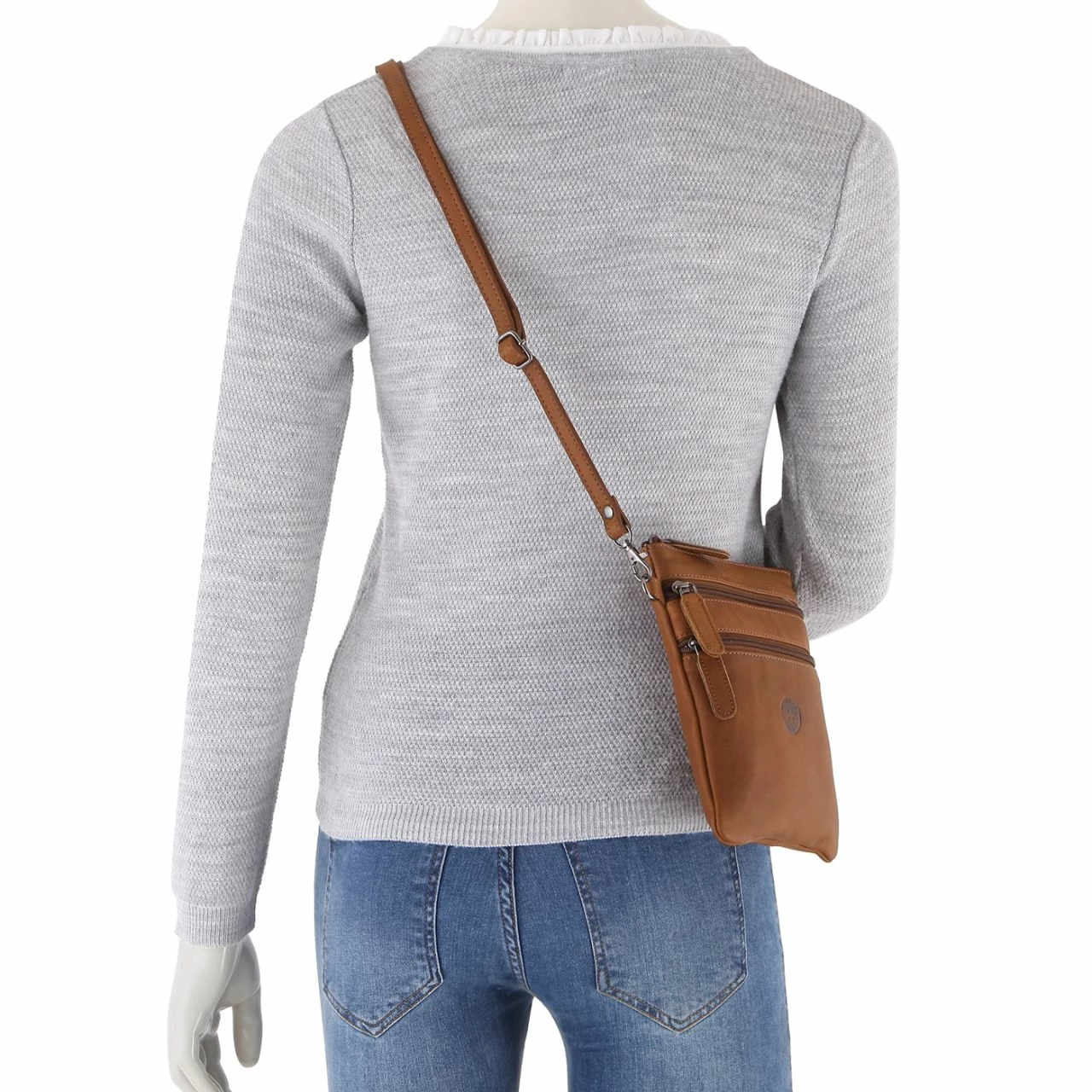 Sattlers & Co Umhängetasche The Barn Medusan Tan 5 Sattlers & Co Umhängetasche The Barn Medusan Tan – Bild 3