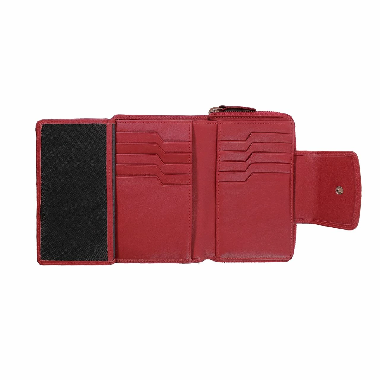 Braun Büffel Hochkantbörse Damen Golf Secure RV 15CS Rot 5 Braun Büffel Hochkantbörse Damen Golf Secure RV 15CS Rot – Bild 3