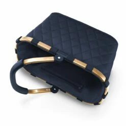 Reisenthel Einkaufskorb Carrybag 22l Rhombus Midnight Gold -Aufbewahrungstasche Geschäft 0 03637ea6637ae5a 1280x1280