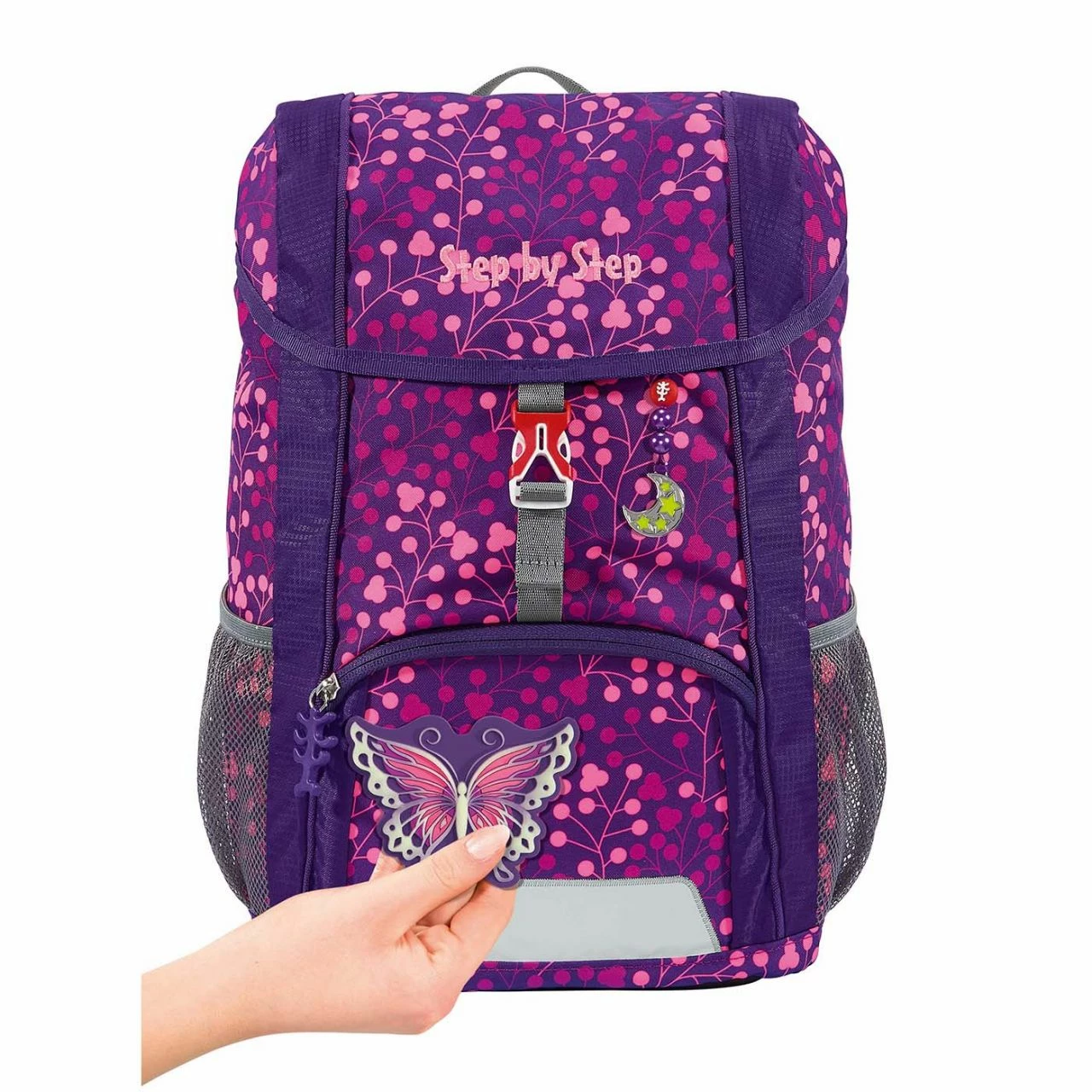 Step By Step Kinder Rucksack Set 3-tlg. Kid 13l Shine Butterfly Night 5 Step By Step Kinder Rucksack Set 3-tlg. Kid 13l Shine Butterfly Night – Bild 3
