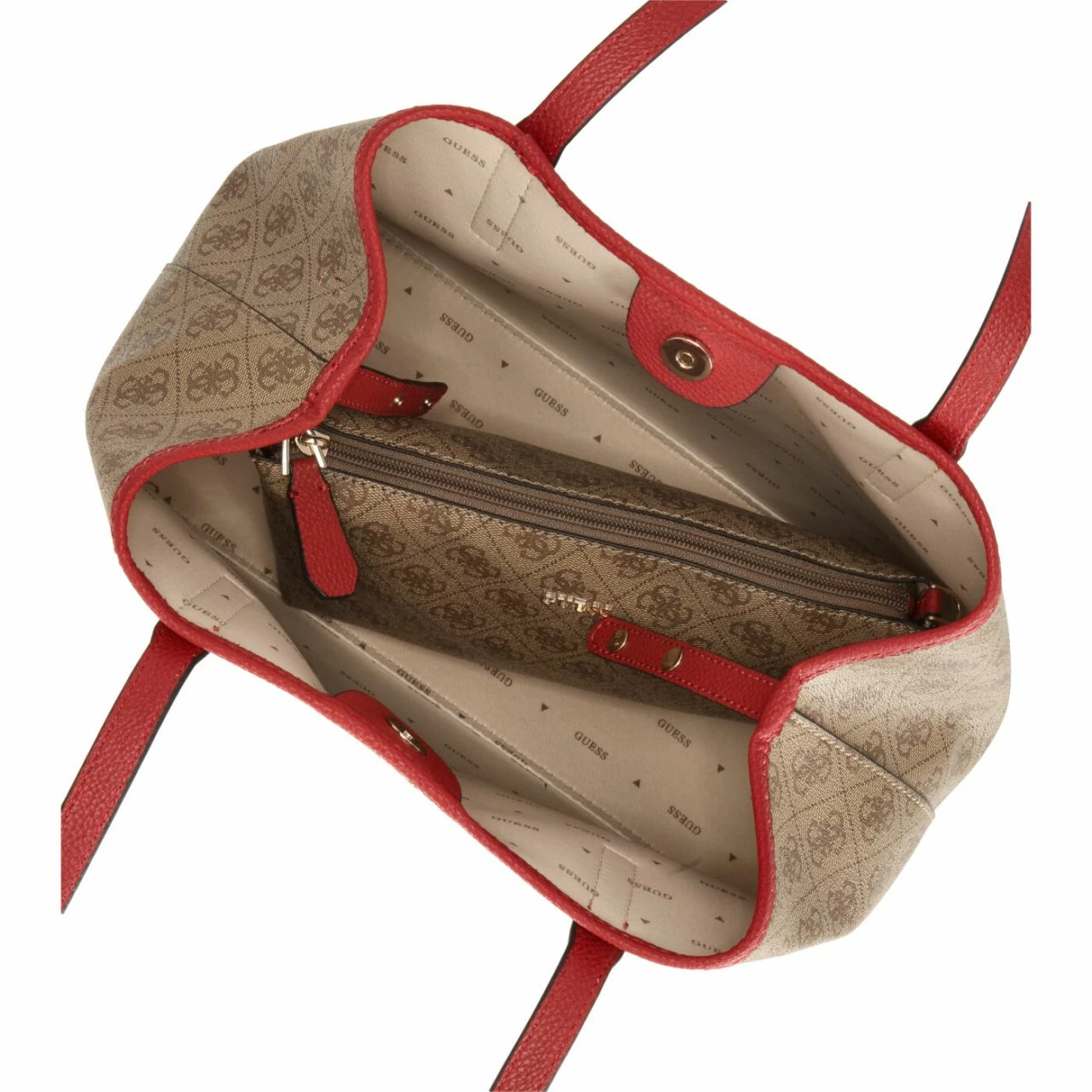 Guess Shopper Vikky Tote Brown 5 Guess Shopper Vikky Tote Brown – Bild 3