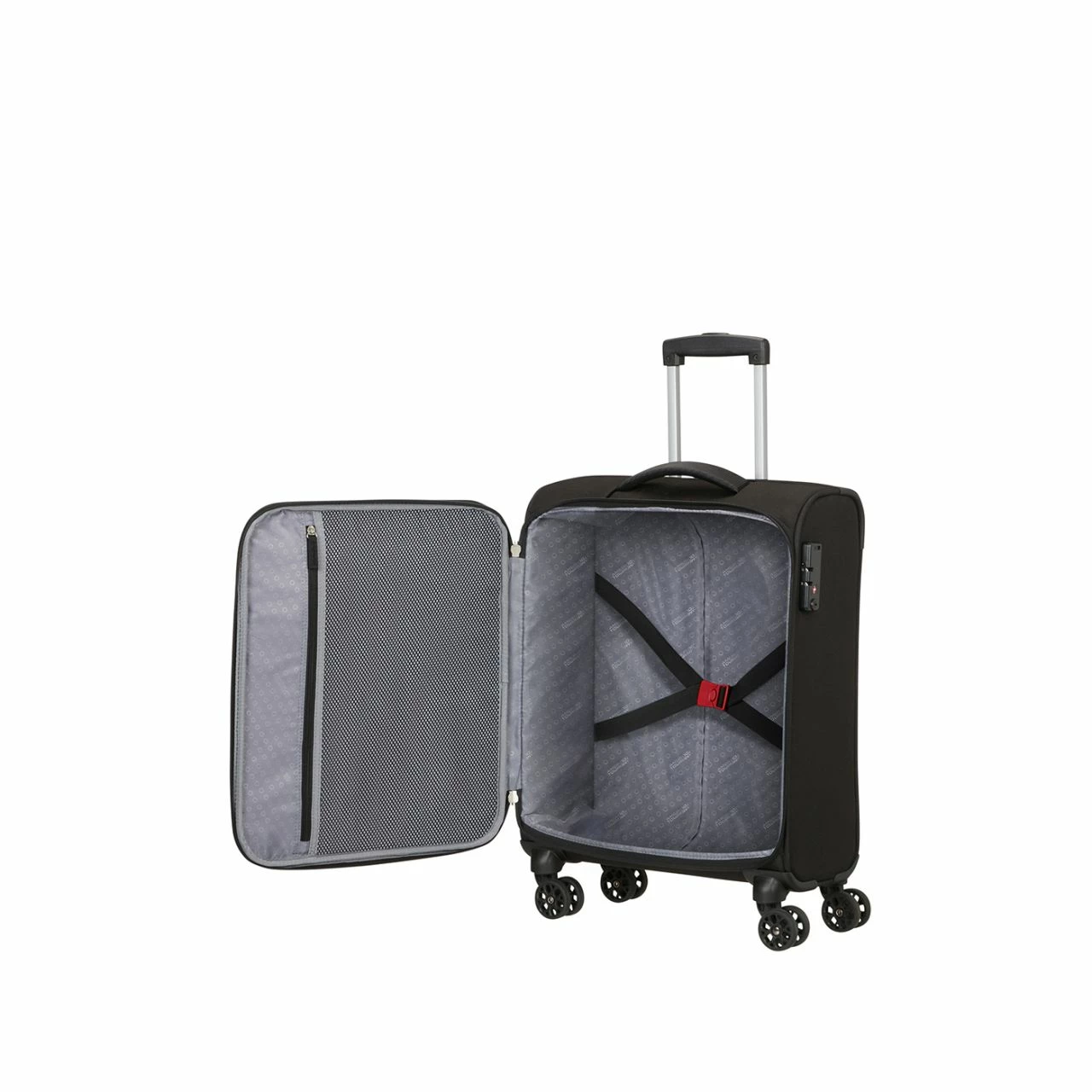 American Tourister Reisetrolley Sky Surfer S 55cm Black Grey 5 American Tourister Reisetrolley Sky Surfer S 55cm Black Grey – Bild 3