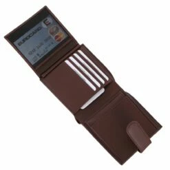 Klatta Offermann Geldbörse Herren Button Trifold Taupe -Aufbewahrungstasche Geschäft 0 03642f6eb255077 1280x1280