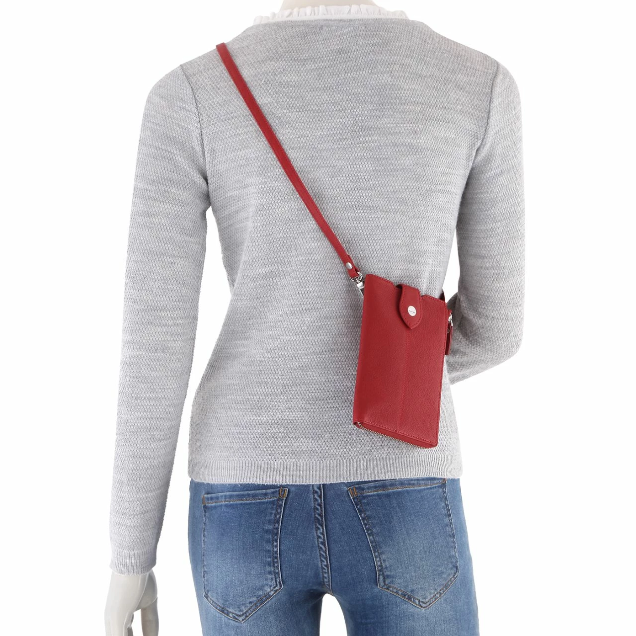 Maitre Umhängetasche Lemberg Margarete Phonecase LV3FZ Red 5 Maitre Umhängetasche Lemberg Margarete Phonecase LV3FZ Red – Bild 3