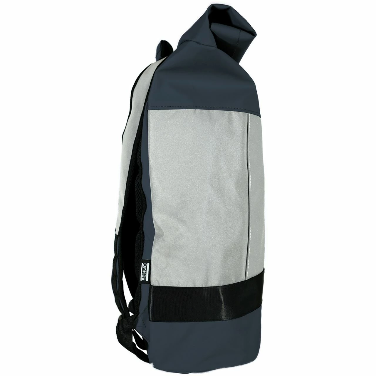 OAK25 Rucksack Reflective Rolltop 22l Navy/blau + Silber 5 OAK25 Rucksack Reflective Rolltop 22l Navy/blau + Silber – Bild 3