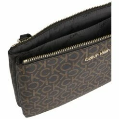 Calvin Klein Umhängetasche Must EW Xbody Brown Ck Mono Mix -Aufbewahrungstasche Geschäft 0 036462ab88b3c44 1280x1280