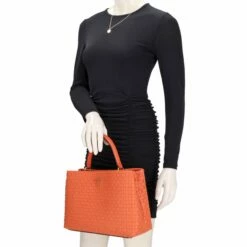 Guess Kurzgriff Tasche Lisbet 2 Compartment Satchel Papaya -Aufbewahrungstasche Geschäft 0 03648a3a29bc91b 1280x1280