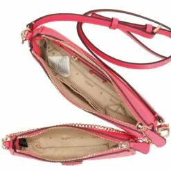 Guess Umhängetasche Noelle DBL Pouch Crossbody Magenta -Aufbewahrungstasche Geschäft 0 0364a5e8162bb87 1280x1280