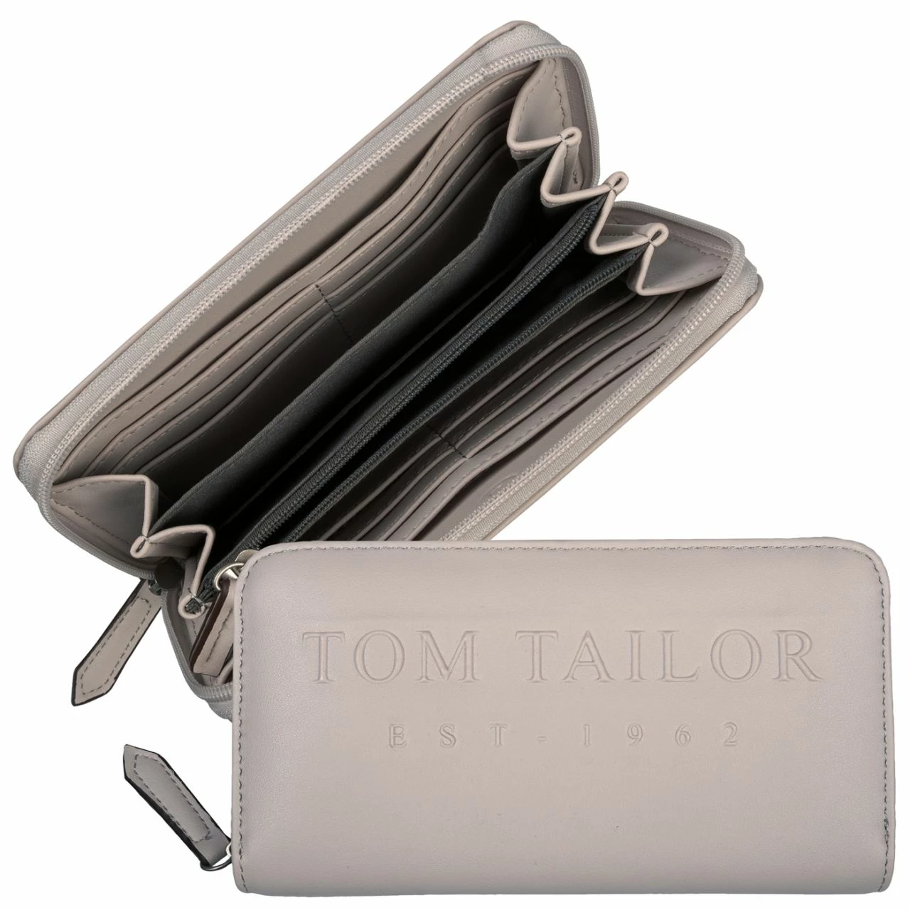 Tom Tailor Langbörse Damen Teresa Long Zip Wallet Light Grey 5 Tom Tailor Langbörse Damen Teresa Long Zip Wallet Light Grey – Bild 3