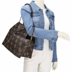 Guess Shopper Vikky Large Tote Brown Logo -Aufbewahrungstasche Geschäft 0 0364e3df0b77ce6 1280x1280