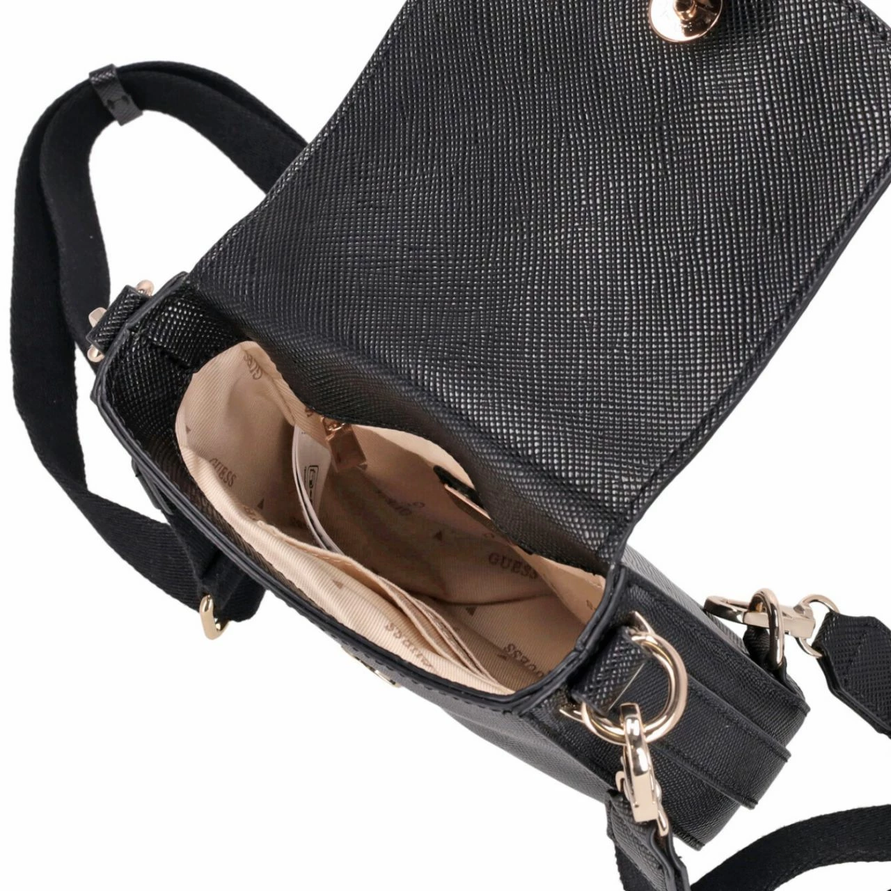 Guess Damenrucksack Brynlee Mini Convertible Black 5 Guess Damenrucksack Brynlee Mini Convertible Black – Bild 3