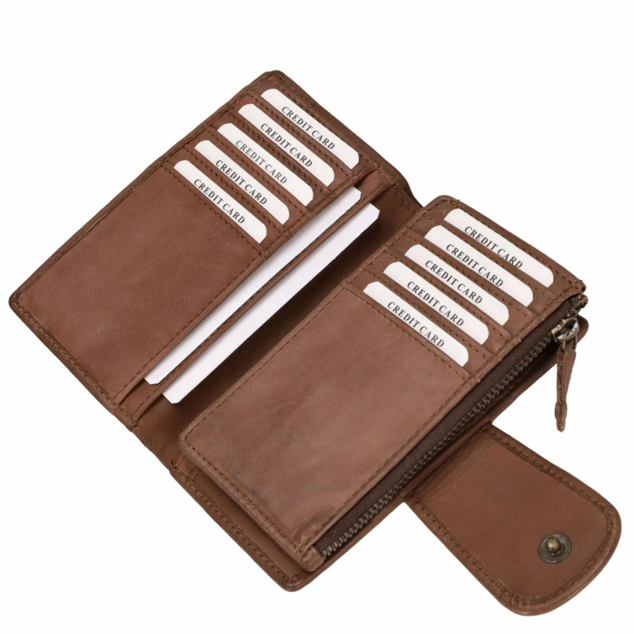 Harbour 2nd Hochkantbörse Damen Kira Charming Cognac 5 Harbour 2nd Hochkantbörse Damen Kira Charming Cognac – Bild 3