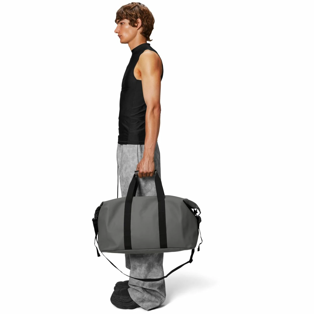 RAINS Reisetasche Hilo Weekend Bag 37l Grey 5 RAINS Reisetasche Hilo Weekend Bag 37l Grey – Bild 3