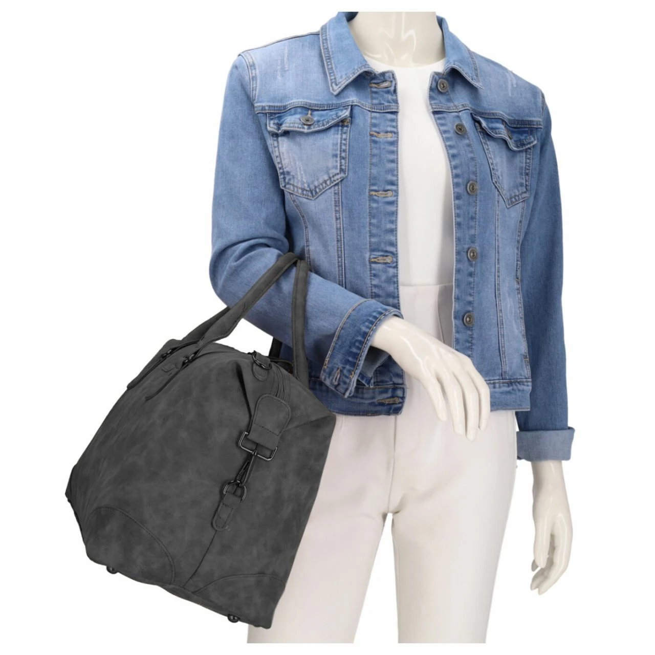 Piace Molto Reisetasche Felina Duffle Bag Schwarz 5 Piace Molto Reisetasche Felina Duffle Bag Schwarz – Bild 3