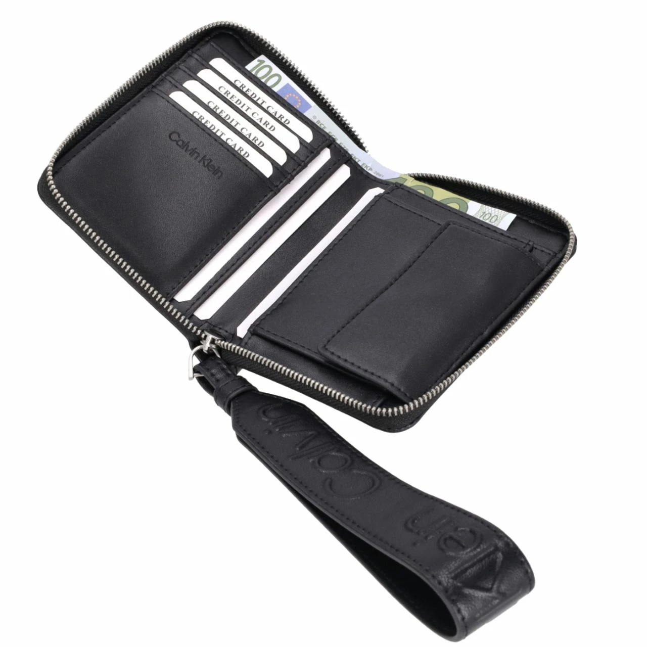 Calvin Klein Kleinbörse Damen Gracie Wallet Black 5 Calvin Klein Kleinbörse Damen Gracie Wallet Black – Bild 3