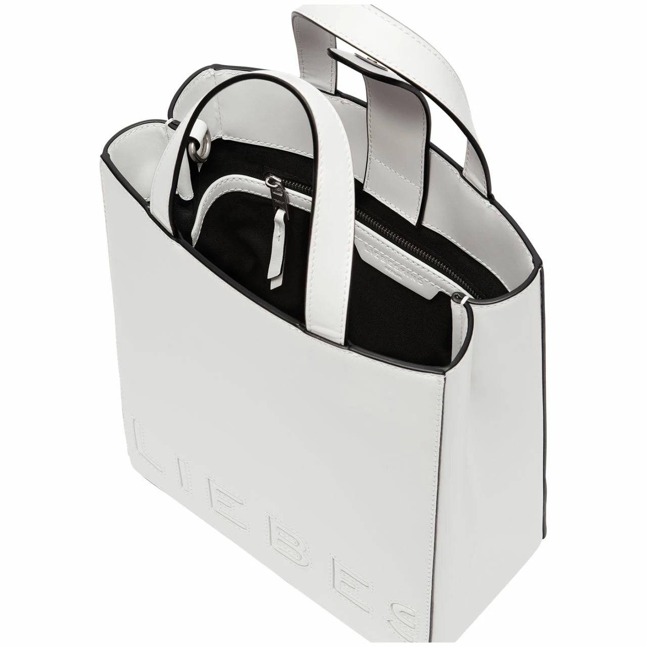 Liebeskind Berlin Kurzgriff Tasche Paper Bag Tote S Offwhite 5 Liebeskind Berlin Kurzgriff Tasche Paper Bag Tote S Offwhite – Bild 3