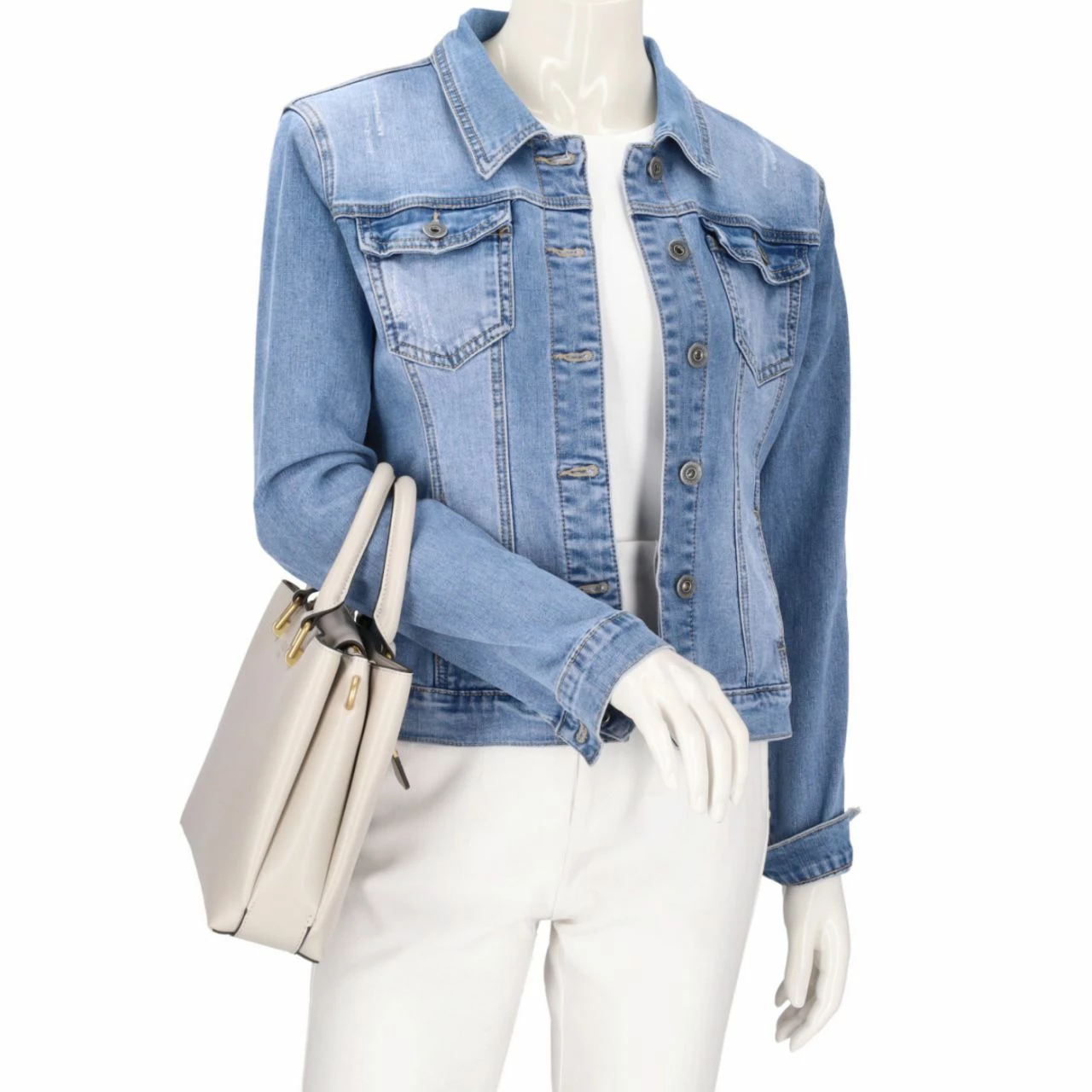 Guess Kurzgriff Tasche Masie Girlfriend Satchel Stone 5 Guess Kurzgriff Tasche Masie Girlfriend Satchel Stone – Bild 3