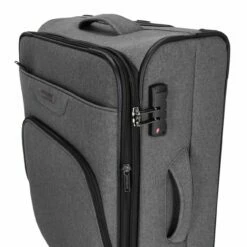 KENORADA Reisetrolley SoftLITE 4w M 67 Cm Grau Melange Anthrazit 22 KENORADA Reisetrolley SoftLITE 4w M 67 Cm Grau Melange Anthrazit -Aufbewahrungstasche Geschäft 0 036567c44ecbc58 1280x1280