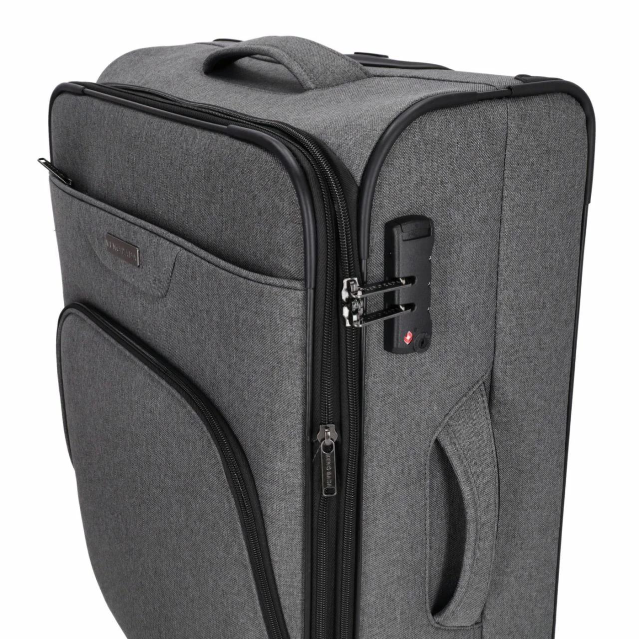 KENORADA Reisetrolley SoftLITE 4w M 67 Cm Grau Melange Anthrazit 5 KENORADA Reisetrolley SoftLITE 4w M 67 Cm Grau Melange Anthrazit – Bild 3