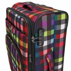 KENORADA Reisetrolley SoftLITE 4w M 67 Cm Multicolorcheck -Aufbewahrungstasche Geschäft 0 036567c532c1bc2 1280x1280